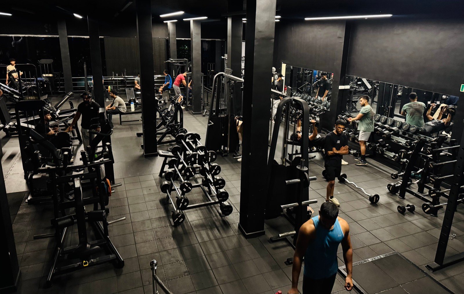 Members training across the floor at Premium Fitness